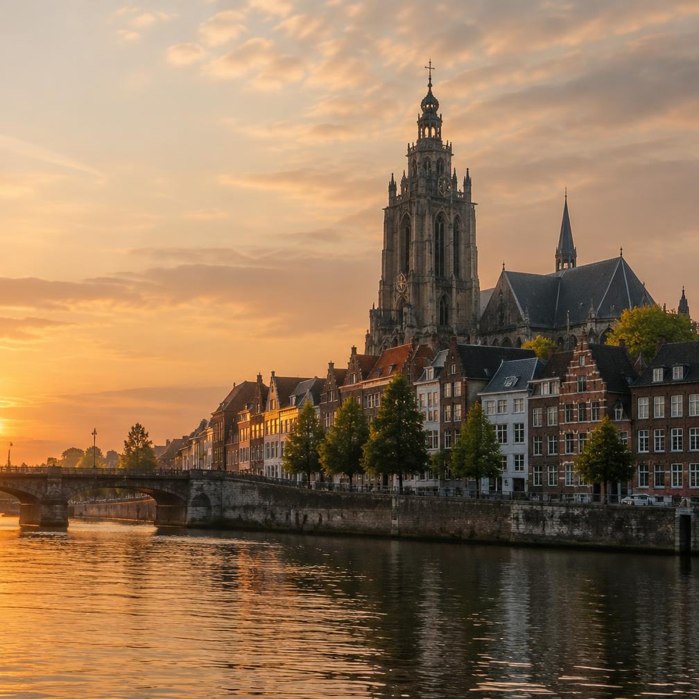 Binnenstad aan de Maas (voorbeeldfoto)